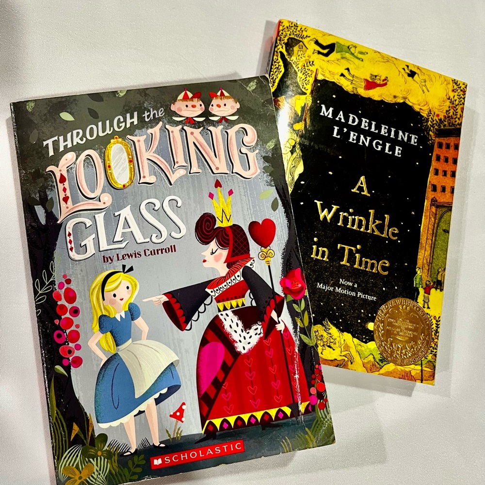 Through the Looking Glass & A Wrinkle in Time - 2 Great Classics
